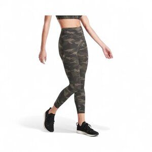 Athleta Camo High Rise Leggings Size S Green Camouflage Yoga Workout Pants